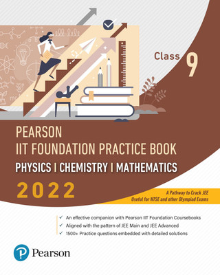 Pearson IIT Foundation Practice Book Physics, Chemistry & Mathematics |Class 9|2022 Edition| By Pearson(Paperback, Pearson)