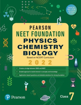Pearson NEET Foundation Physics, Chemistry & Biology |Class 7|2022 Edition| By Pearson(Paperback, Pearson)