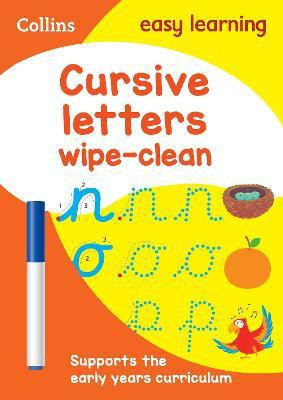 Cursive Letters Age 3-5 Wipe Clean Activity Book(English, Paperback, Collins Easy Learning)