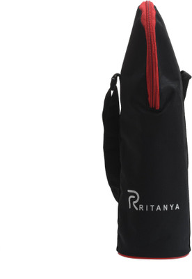 RITANYA WATER BOTTLE COVER 1 LITRE FULL ZIPPER(Black)