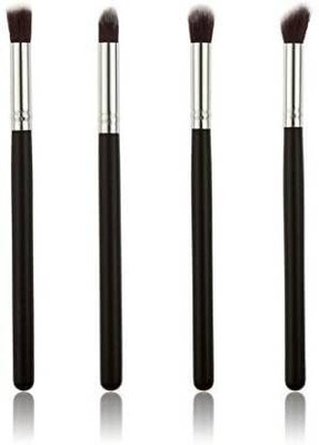 ayurglem 4pc makeup brush black(Pack of 4)