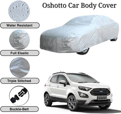 Oshotto Car Cover For Ford Ecosport (Without Mirror Pockets)(Silver)