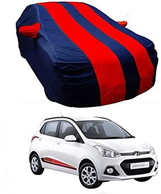ARB Car Cover For Hyundai Grand i10 (With Mirror Pockets)(Red, Blue)
