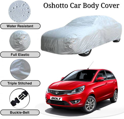 Oshotto Car Cover For Tata Bolt (Without Mirror Pockets)(Silver)