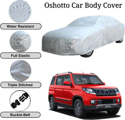 Oshotto Car Cover For Mahindra TUV300 (Without Mirror Pockets)(Silver)