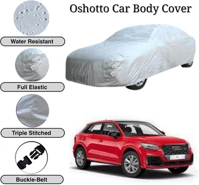 Oshotto Car Cover For Audi Q3 (Without Mirror Pockets)(Silver)