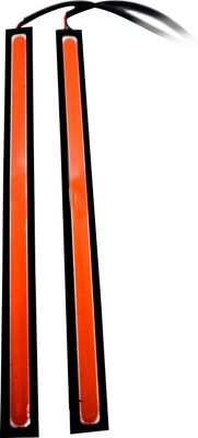 AutoPowerz Red color 17 CM DRL Car Fancy Lights(Red)