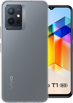 FlareHUB Back Cover for Vivo T1 5G(Transparent, Flexible, Pack of: 1)