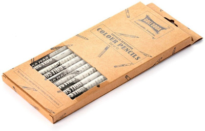 GOLI SODA Newpaper Round Colour Pencils Shaped Color Pencils(Set of 10, ALL)