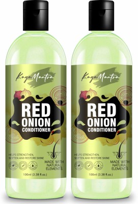 KayaMantra Onion Conditioner for Dandruff/Hairfall/Curly Hair/Damaged Hair - Pack of 2(200 ml)