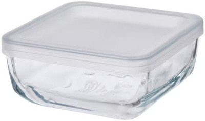 IKEA Glass Fridge Container  - 500 ml(White)