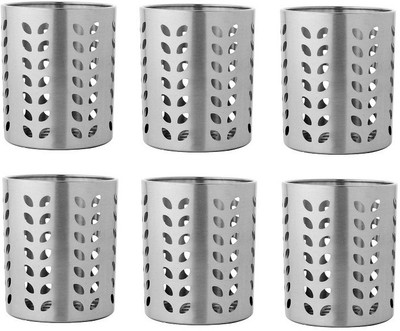 Dynore Empty Cutlery Holder Case(Silver  Holds 25 Pieces)