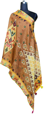 KAHIRAA WHOLETEX Cotton Blend Printed Women Dupatta