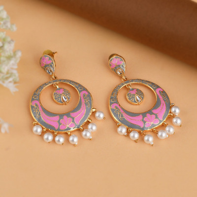 STTYO LER23 Alloy Chandbali Earring