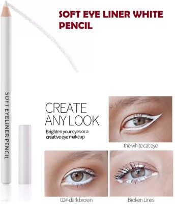 MYEONG NATURAL BOLD WHITE INSTANT WHITE PENCIL WATER PROOF EYELINER 1.3 g(WHITE)