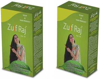 Zulf Raj Premium Ayurvedic Hair Oil & Shampoo Combo For Hair Growth (Pack of 2) Hair Oil