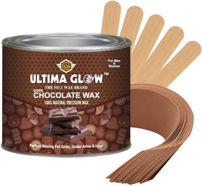 Ultima glow hair removal wax dark chocolate wax strip stick for all skin soft wax g 600.171 Wax(600.170999999998 g)