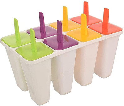 PuthaK Manual Ice Cream Maker Multicolor Plastic Ice Cube Tray(Pack of1)