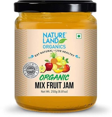 Natureland Organics Mix Fruit Jam ( Pack of 2 ) Per Pack 250 g(Pack of 2)