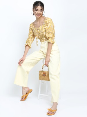 Tokyo Talkies Regular Women Yellow Jeans