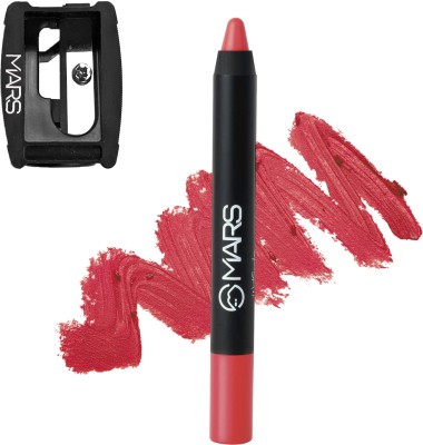 MARS Smudge Proof Long Lasting Matte Lip Crayon With Sharpner(I Won't Give Up - 06, 3.5 g)