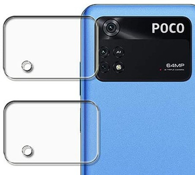 EJZATI Back Camera Lens Glass Protector for BACK CAMERA LENS FOR Poco M4 Pro(Pack of: 2)