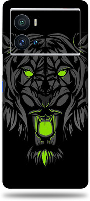OggyBaba Vivo Iqoo 9 Pro 5G Mobile Skin(Tiger Green Multicolor Skin With Ultra Matte Finish)