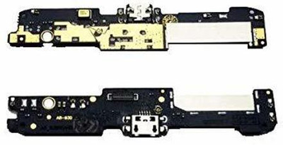 Shinzo Micro USB Charging Port Board Connector with Microphone Compatible for Coolpad A8 - (Black) Charging Connector Flex cable