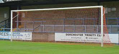 Amz Sports Nets Football Goal nets primium Quality Orange 24FT X 8FT X 6FT Football Net(Orange)