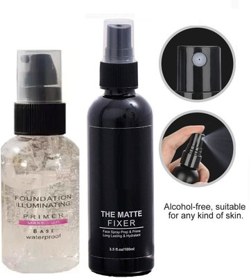 ADJD Most Trending Fixer with Primer Combo Primer  - 100 ml(TRANSPARENT)