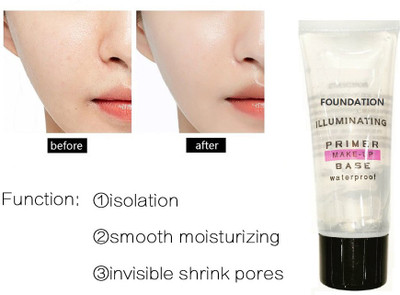 Herrlich Most Beautiful Trending 1ILLUMINATING WATERPROOF PRIMER Primer  - 50 ml(TRANSPARENT)