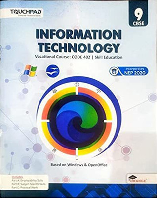 TOUCHPAD INFORMATION TECHNOLOGY CLASS 9 Vocational Course: CODE 402 | Skill Education(paperaback, sanjay jain)