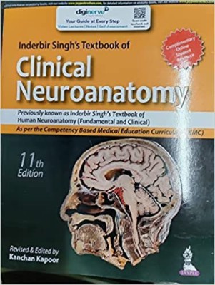 Inderbir Singh’s Textbook Of Clinical Neuroanatomy(Paperback, Kanchan Kapoor)