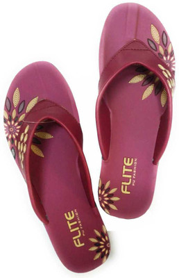 FLITE Women Flats(Maroon , 4)