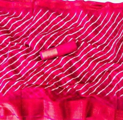 SSM TRENDS Printed Bhagalpuri Cotton Silk Saree(Multicolor)