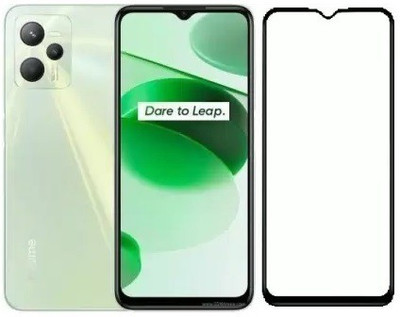 AB PRIME Edge To Edge Tempered Glass for REALME C35(Pack of 1)