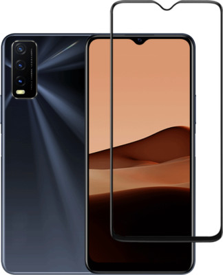 SURMALA Edge To Edge Tempered Glass for Vivo Y20G(Pack of 1)