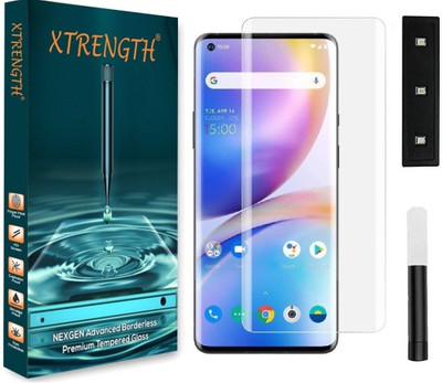 XTRENGTH Edge To Edge Tempered Glass for OPPO Find X2(Pack of 1)