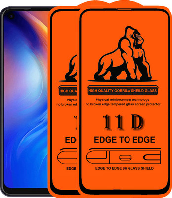 Express Buy Edge To Edge Tempered Glass for Tecno Spark 6(Pack of 2)