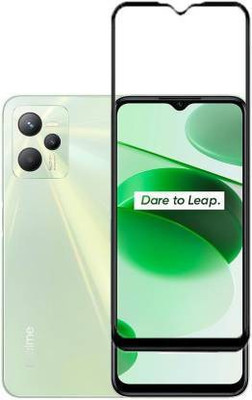 CASEHUNT Edge To Edge Tempered Glass for realme C35(Pack of 1)