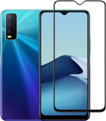 SURMALA Edge To Edge Tempered Glass for Vivo Y20A(Pack of 1)