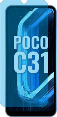 ZINGTEL Impossible Screen Guard for MI POCO C31 (AntiBlue UV Light)(Pack of 1)