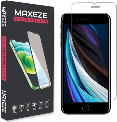 MAXEZE Tempered Glass Guard for Apple Iphone Se 3rd Generation(Pack of 1)