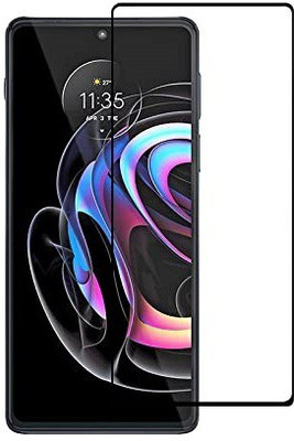 CONNECTPOINT Edge To Edge Tempered Glass for Moto Edge 20 Pro(Pack of 1)