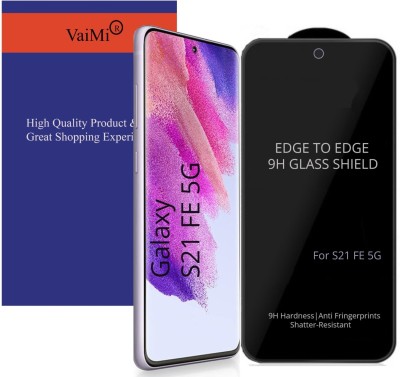 VaiMi Edge To Edge Tempered Glass for Samsung Galaxy S21 FE(Pack of 1)