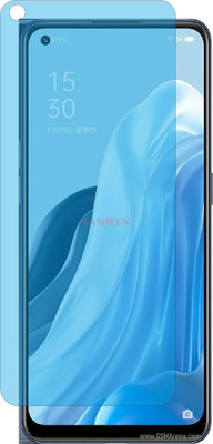 Fasheen Tempered Glass Guard for OPPO RENO7 SE 5G PFCM00 (AntiBlue UV Light)(Pack of 1)