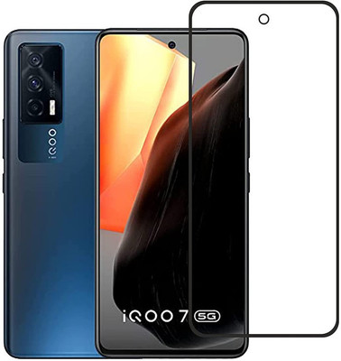 SmartLike Edge To Edge Tempered Glass for Vivo iQOO 7 5G(Pack of 1)