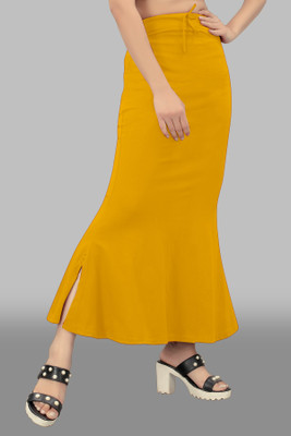 Ozberk Creation OLD.__Fish_Mustard_S_Saree Shapewear shapewear petticoat For women Lycra Blend Petticoat(S)