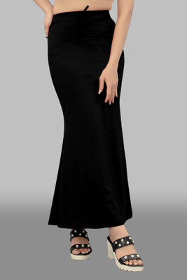 Ozberk Creation OLD.__Fish_Black_S_Saree Shapewear shapewear petticoat For Women Lycra Blend Petticoat(S)