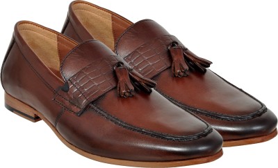 HX London loafers Loafers For Men(Brown)